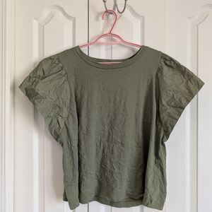 Old Navy Sage Green Short Sleeve Top